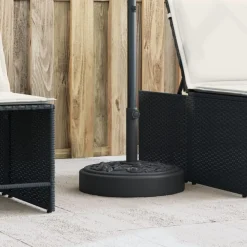 Tuin & Gazon*vidaXL Parasolvoet voor stokken van Ø38 / 48 mm 25 kg rond