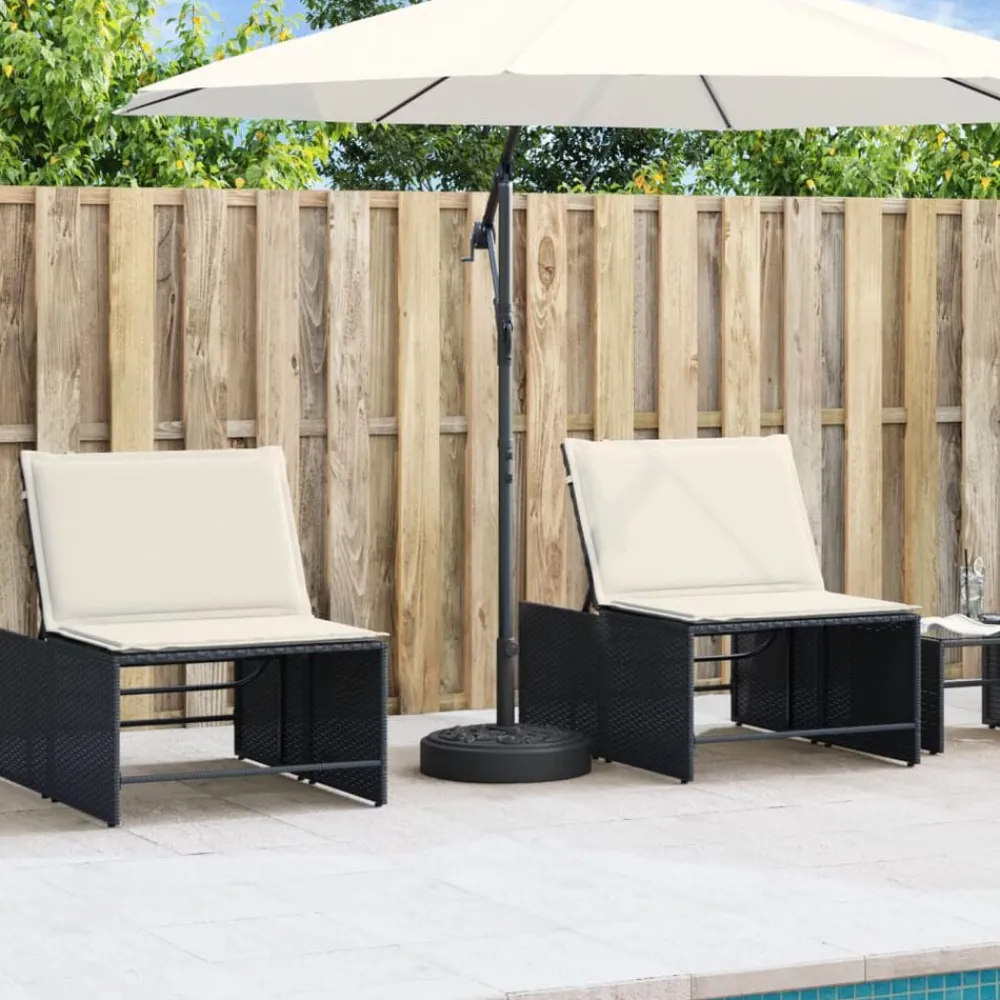 Tuin & Gazon*vidaXL Parasolvoet voor stokken van Ø38 / 48 mm 25 kg rond