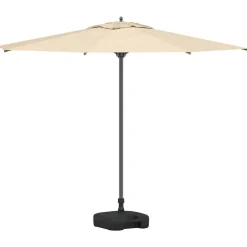 Tuin & Gazon*vidaXL Parasolvoet Zwart 45 x 45 x 29,5 cm Hoogwaardig polyethyleen