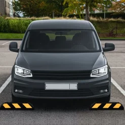 Uithangborden*vidaXL Parkeerblokken reflecterend 2 st 56x15x10 cm rubber