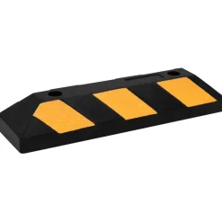 Uithangborden*vidaXL Parkeerblokken reflecterend 2 st 56x15x10 cm rubber