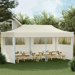 Partytent pop-up inklapbaar 3x6 m crème><noscript><img width=