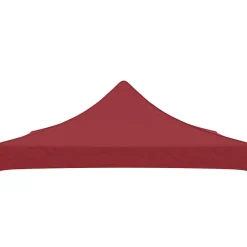 Tuin & Gazon*vidaXL Partytentdak 270 g/m² 3x3 m Bordeauxrood
