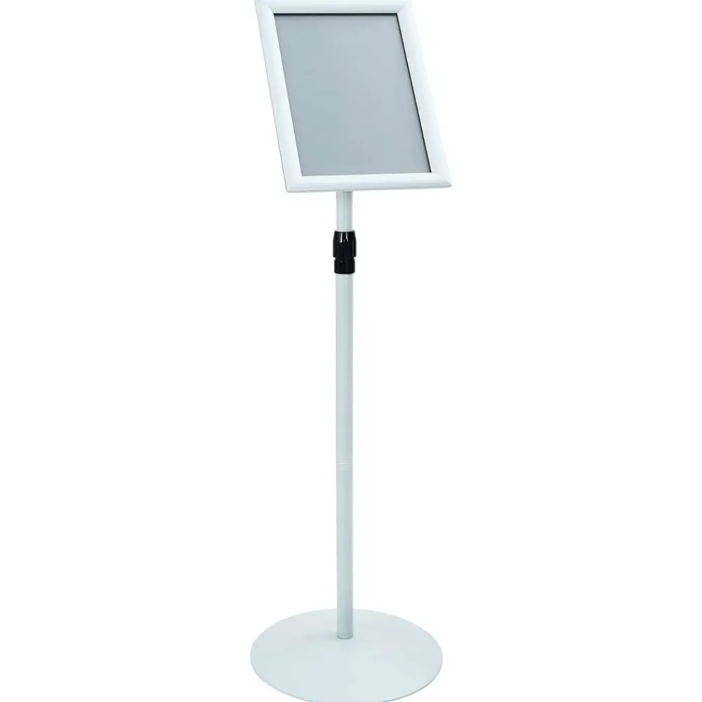 Pedestal Posterstand 33 x 33 x 126 cm PVC en staal>vidaXL Online