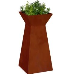 Pilaar Plantenbak Zilver 35 x 35 x 73 cm><noscript><img width=