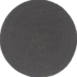 Placemats 4 st rond 38 cm katoen effen>vidaXL New