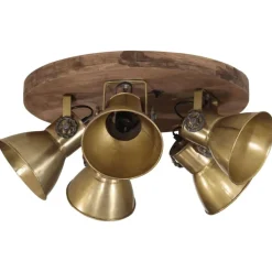 Plafondlamp 25 W E27 50x50x25 cm antiek messingkleurig>vidaXL Clearance