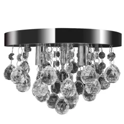 Plafondlamp kroonluchterontwerp kristal>vidaXL New