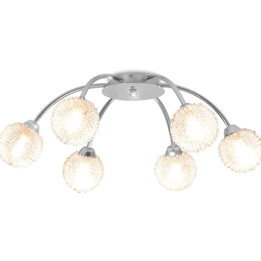 Verlichting*vidaXL Plafondlamp met 6 LED-lampen G9 240 W