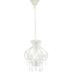 Plafondlamp met kralen rond E14>vidaXL Hot