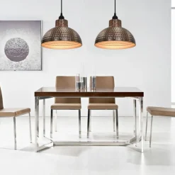 Plafondlampen halve bolvorm koperkleurig 2 st>vidaXL Online