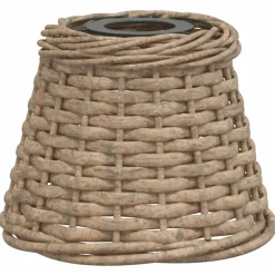 Plafondlampenkap Ø15x12 cm wicker>vidaXL