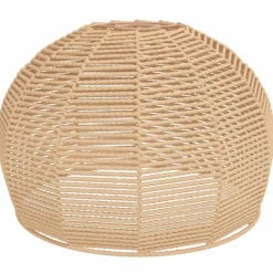 Plafondlampenkap Ø36x26 cm ijzer en papier>vidaXL