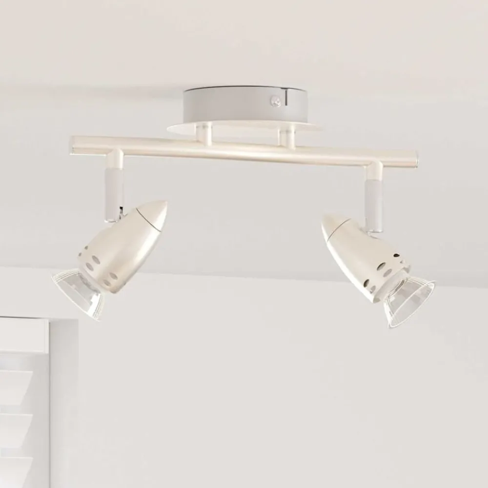 Plafondspot met schijnwerpers Nikkel 27 x 10 x 12 cm Metaal>vidaXL Hot