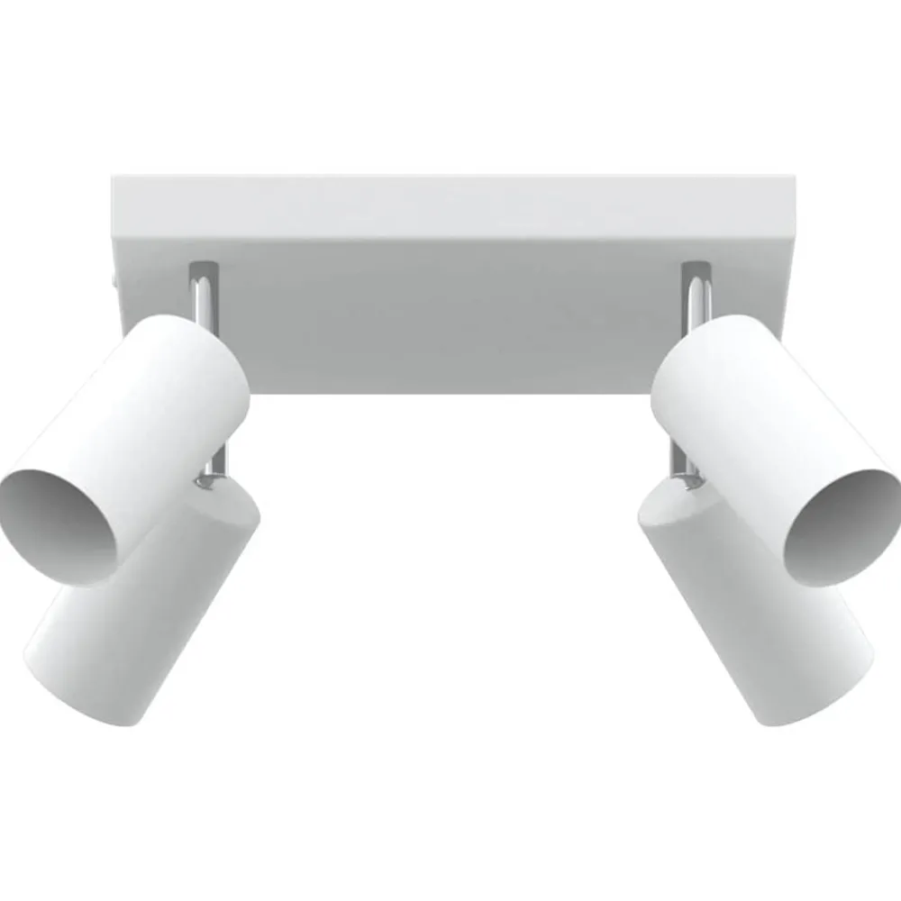 Plafondspot met schijnwerpers 26 x 26 x 16 cm Metaal>vidaXL New