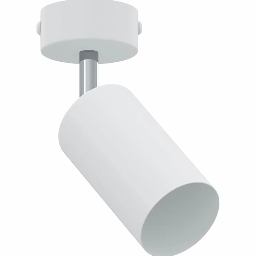 Verlichting*vidaXL Plafondspot met schijnwerpers 6 x 6 x 16 cm Metaal Wit