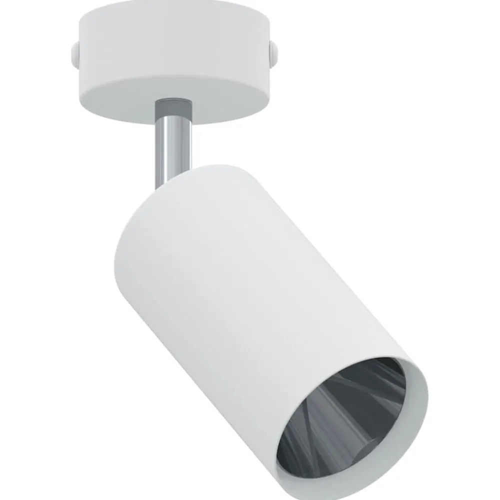 Verlichting*vidaXL Plafondspot met schijnwerpers 6 x 6 x 16 cm Metaal Wit