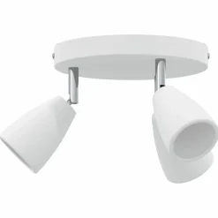 Plafondspot met schijnwerpers Wit 19 x 19 x 14,5 cm Metaal>vidaXL Sale
