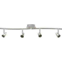 Plafondspot met schijnwerpers Nikkel 27 x 10 x 12 cm Metaal>vidaXL Discount
