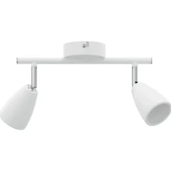 Plafondspot met schijnwerpers Wit 25.5 x 8 x 16 cm Metaal>vidaXL Online