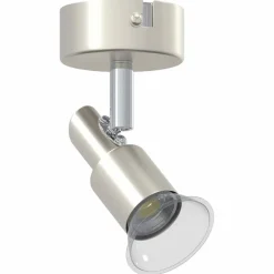 Verlichting*vidaXL Plafondspot met schijnwerpers Nikkel 8 x 8 x 10,5 cm Staal