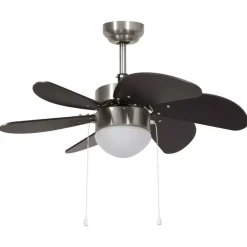 Plafondventilator met lamp 76 cm>vidaXL Hot