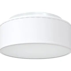 Verlichting*vidaXL Plafonnière met schijnwerpers 30 x 30 x 13,5 cm Stof Wit