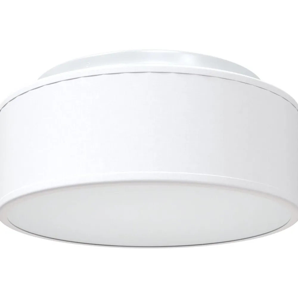 Verlichting*vidaXL Plafonnière met schijnwerpers 30 x 30 x 13,5 cm Stof Wit