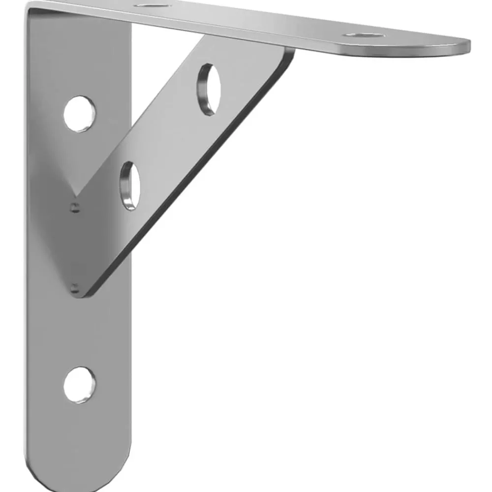 Plankdragers 4 st 15x2,5x11,5 cm roestvrijstaal kleurig>vidaXL Hot