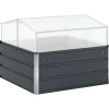 Plantenbak Antraciet 100 x 100 x 77 cm Gegalvaniseerd staal>vidaXL Hot