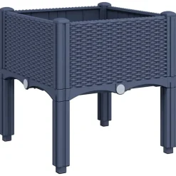 Plantenbak met poten 40x40x42 cm polypropeen>vidaXL Best