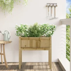 Plantenbak met poten 70x31x70 cm geïmpregneerd grenenhout><noscript><img width=