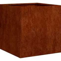 Plantenbak roestig 40x40x40 cm weervast staal>vidaXL Online