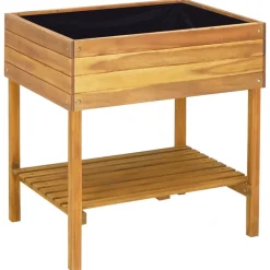 Plantenbak verhoogd 78,5x58,5x78,5 cm massief acaciahout>vidaXL Online