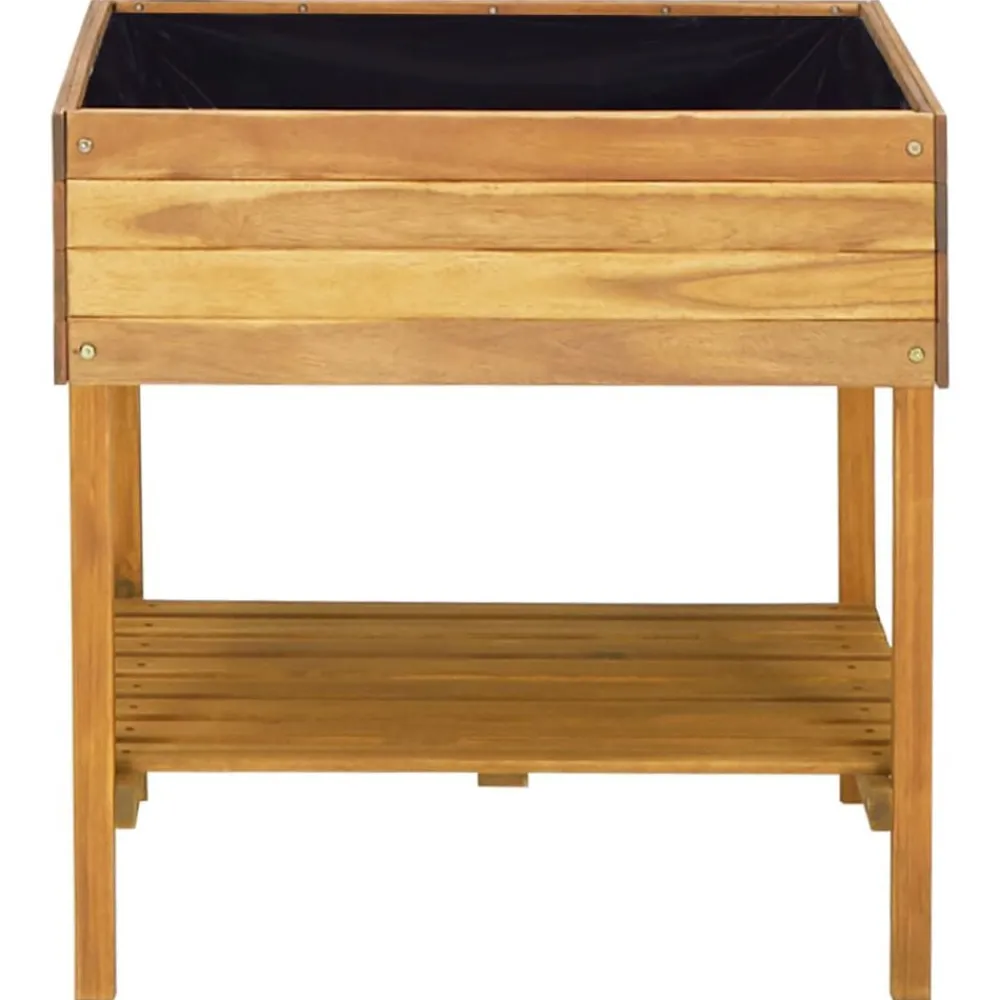 Plantenbak verhoogd 78,5x58,5x78,5 cm massief acaciahout>vidaXL Online