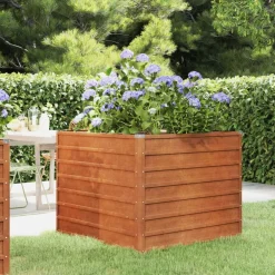 Plantenbak verhoogd 100x100x77 cm cortenstaal roestig>vidaXL Hot