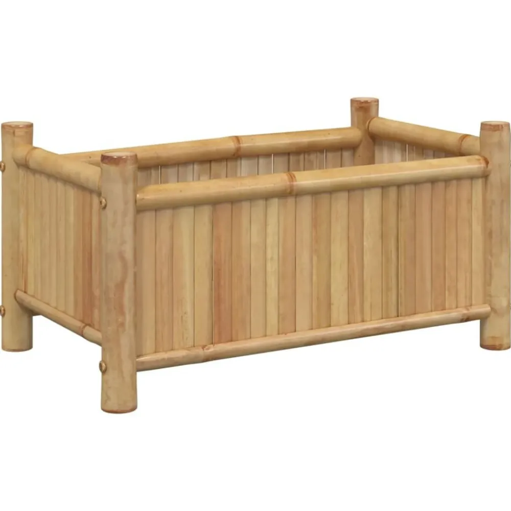 Plantenbak 50x30x25 cm bamboe>vidaXL Online