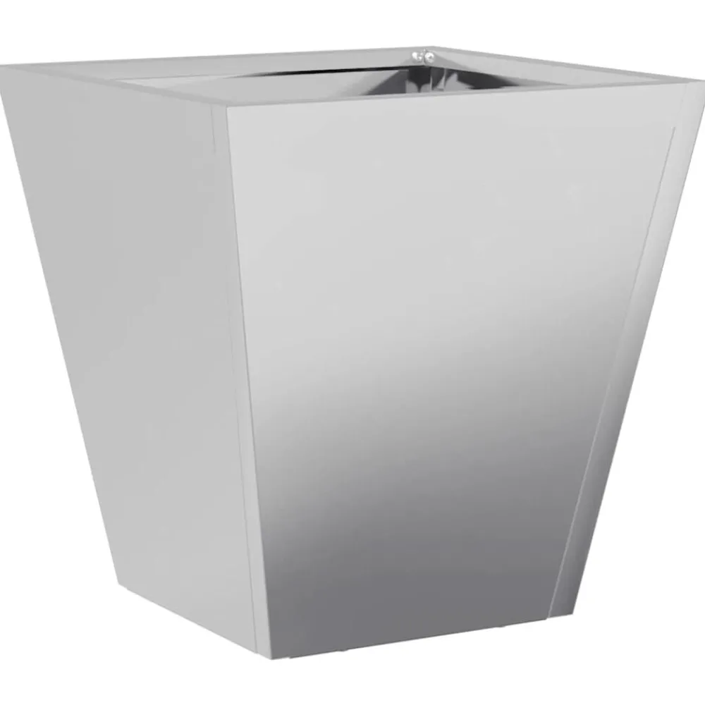 Tuin & Gazon*vidaXL Plantenbak 30x30x30 cm gegalvaniseerd staal Gegalvaniseerd staal/Grijs