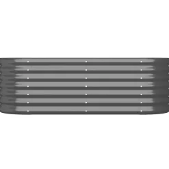 Tuin & Gazon*vidaXL Plantenbak 114x40x36 cm gegalvaniseerd staal kleurig Antraciet