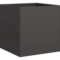 Tuin & Gazon*vidaXL Plantenbak 40x40x40 cm koudgewalst staal Zwart