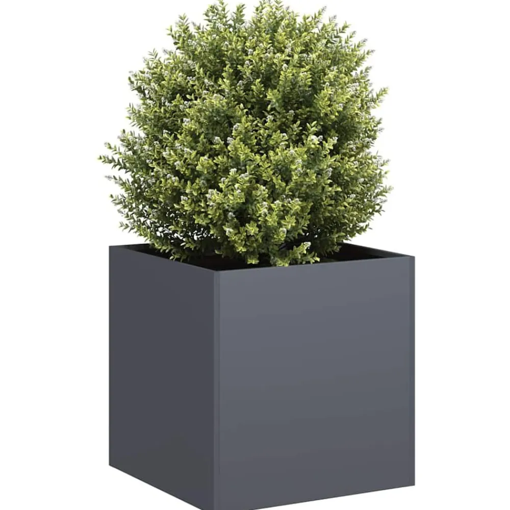 Plantenbak 40x40x40 cm koudgewalst staal kleurig>vidaXL Discount