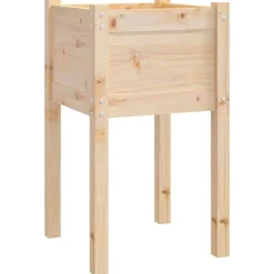 Tuin & Gazon*vidaXL Plantenbak 50x50x70 cm massief grenenhout Naturel