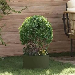 Plantenring Olijf Groen 30 x 30 x 20 cm Koudgewalst staal>vidaXL Online