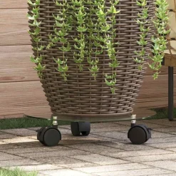 Plantenrollers rond 28 cm gehard glas 2 st>vidaXL Clearance