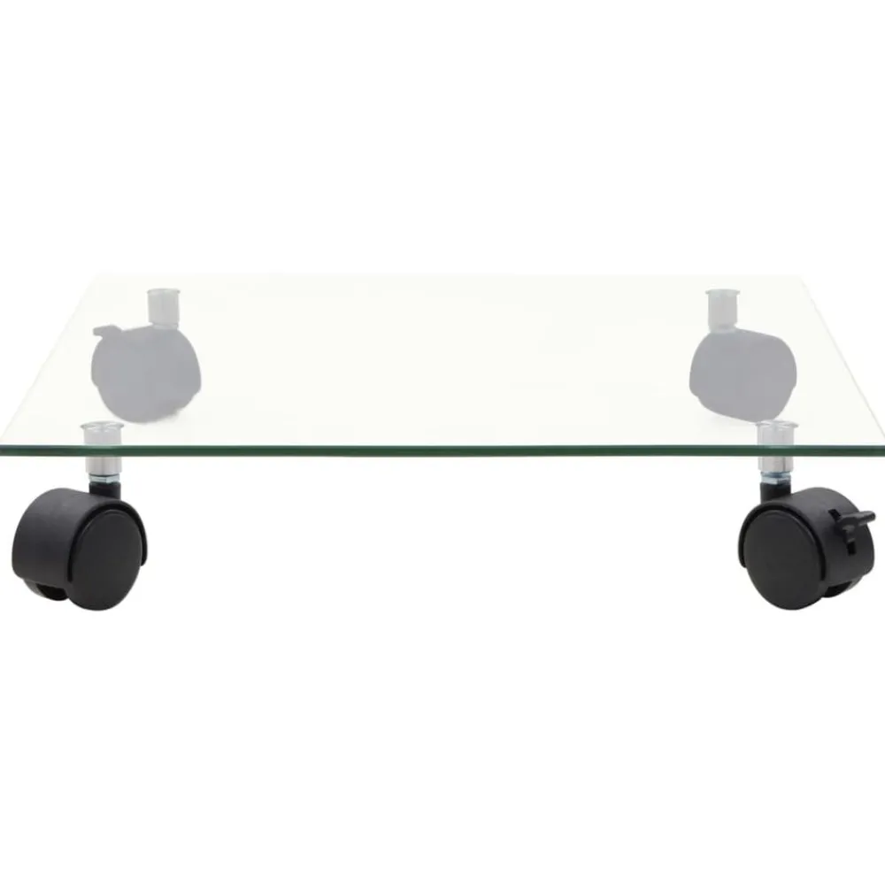 Plantenrollers vierkant 35x35 cm gehard glas 2 st>vidaXL Discount