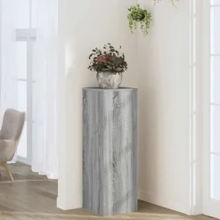 Plantenstandaard 33x33x100 cm bewerkt hout eiken>vidaXL Online