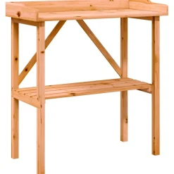 Plantentafel met schap 78x38x82,5 cm vurenhout>vidaXL Sale