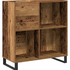Platenkast met plank 84,5 x 38 x 89 cm>vidaXL Hot