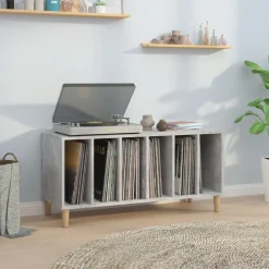Platenkast 100x38x48 cm bewerkt hout>vidaXL Discount