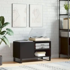 Platenkast 85x38x48 cm bewerkt hout>vidaXL Discount